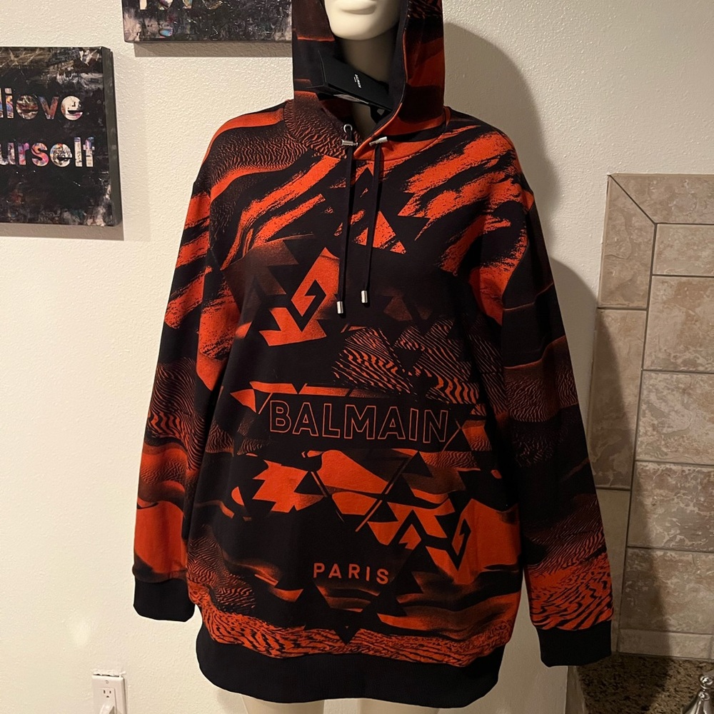 Balmain Mens Hoodie